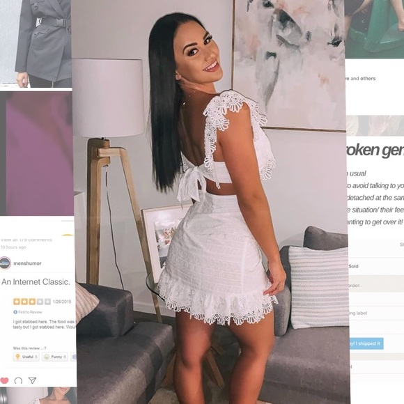 HELLOMOLLY Got The Look Dress In White - Picture 7 of 8